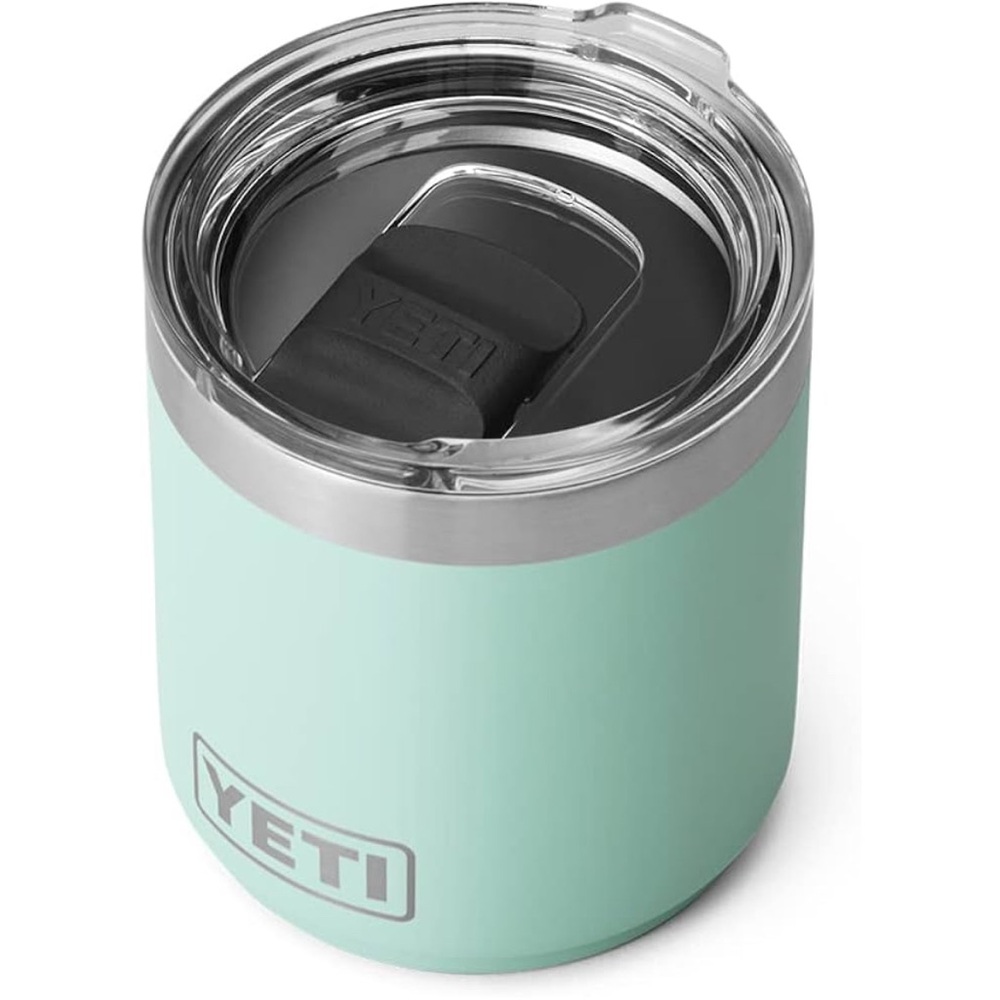 Yeti Rambler Lowball 2.0 10oz Seafoam Green Travel Mug